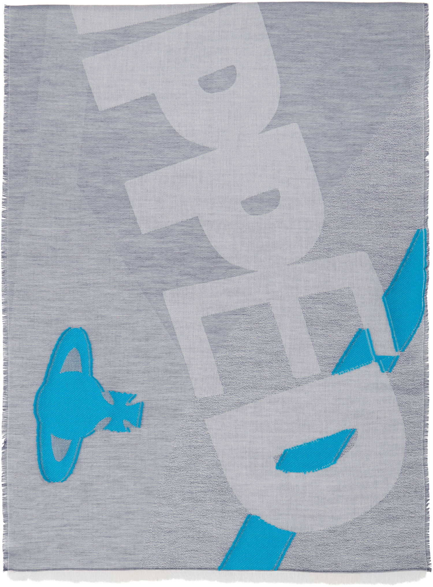 Šál Vivienne Westwood Vivienne Westwood 'Ripped And Ready' Woven Scarf Šedá | 81030137-W014O-, 0