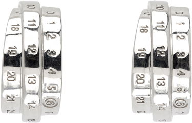 Náušnice Maison Margiela MM6 Maison Margiela Numeric Cuff Earrings Metalická | SM6VG0097 P6627, 0