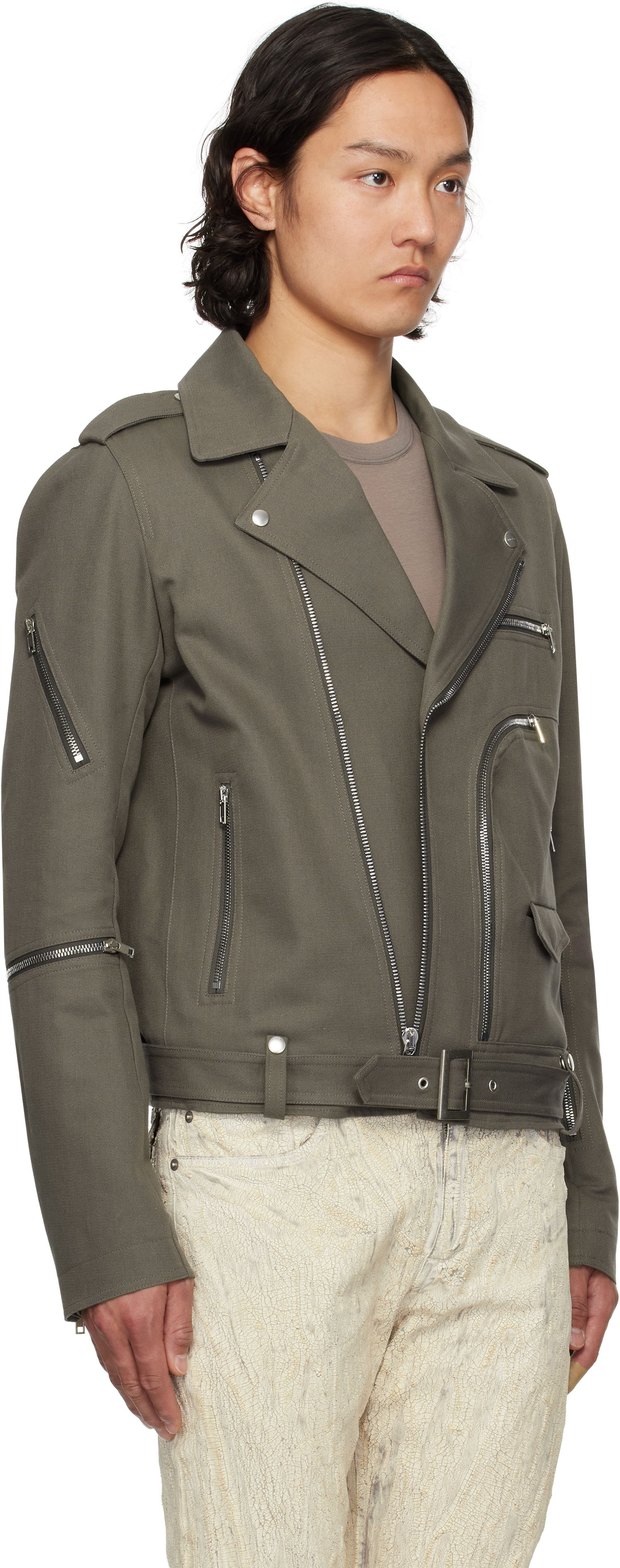 Bunda Rick Owens Rick Owens Hollywood Bauhaus Stooges Jacket Zelené | RL01E5717 CTES, 1