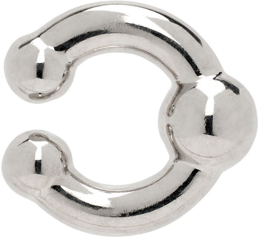 Prsteň Jean Paul Gaultier Jean Paul Gaultier Single Ear Cuff Piercing Metalická | 24/25-U-BO037-X053-91