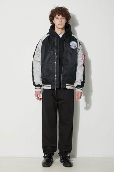 Bomber bunda Alpha Industries Japan Warrior Souvenir Bomber Jacket Čierna | 146101, 1