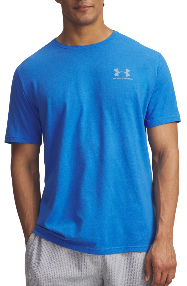 Tričko Under Armour SPORTSTYLE Short Sleeve T-Shirt Modrá | 1326799-411, 0
