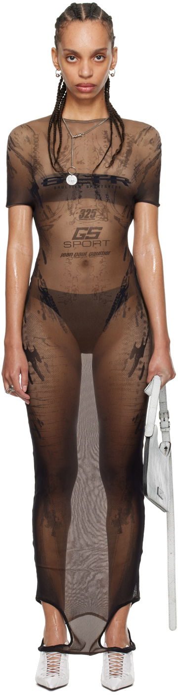 Šaty Jean Paul Gaultier Shayne Oliver Edition Maxi Dress Čierna | 24/27-F-RO183-T550-6700, 0