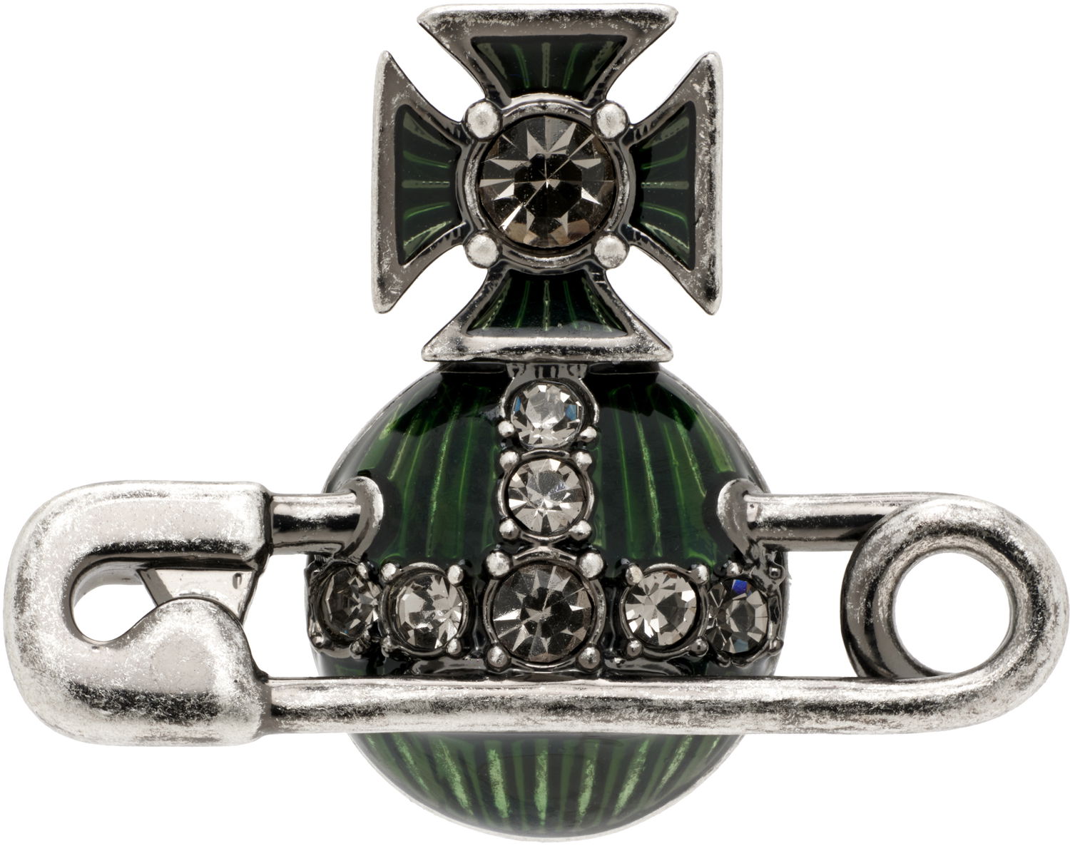 Náušnice Vivienne Westwood Earrings Green Metalická | 6201033O-02Q124-CN, 0