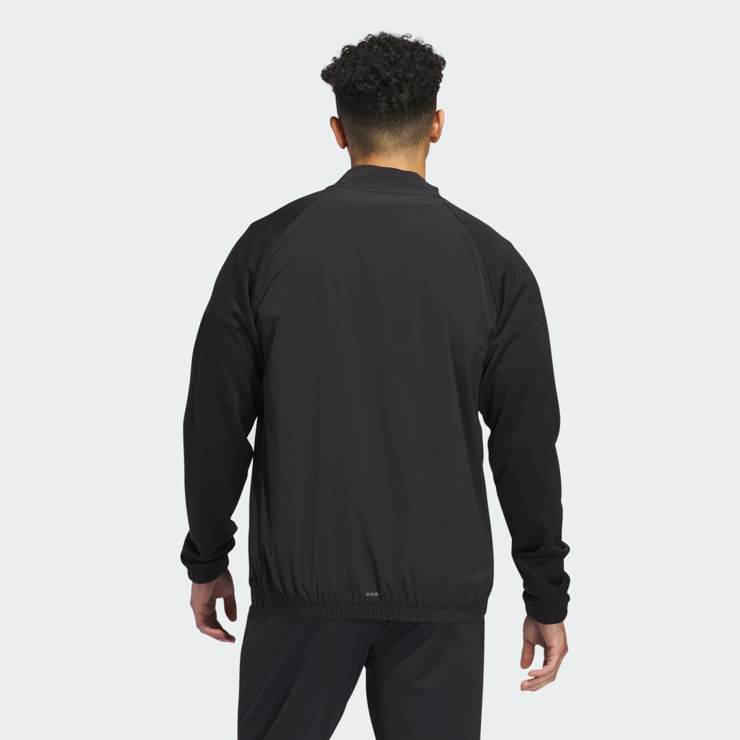 Bunda adidas Performance Buttoned Golf Cardigan Čierna | IV7196, 1