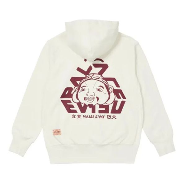 Mikina Palace Palace X Evisu Tri-Godhead Hoodie Biela | P21EVHD002, 0
