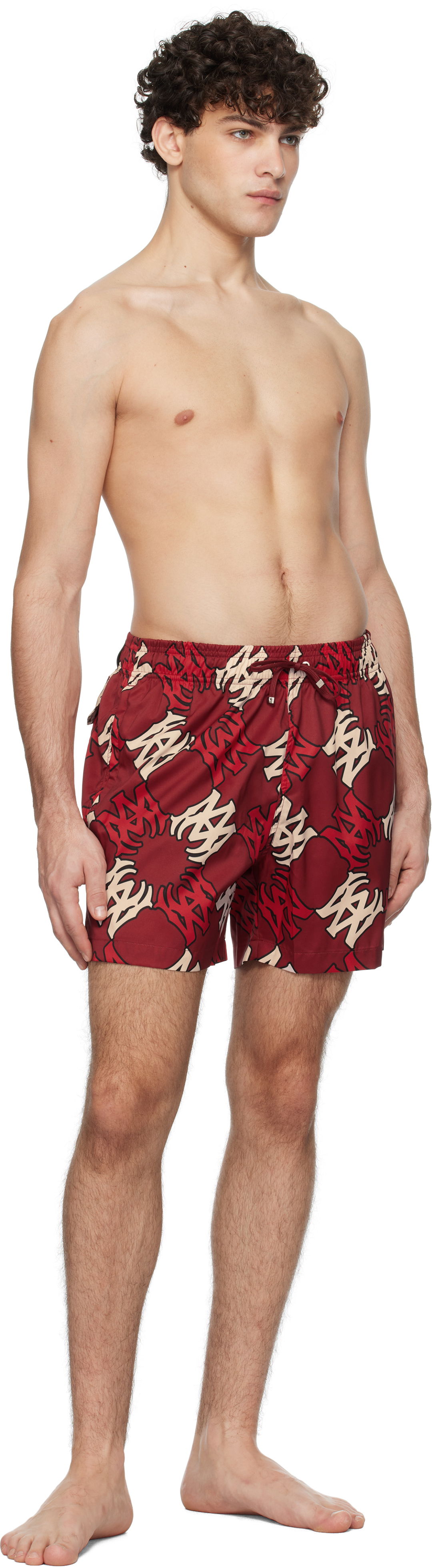 Quad Print Swim Shorts