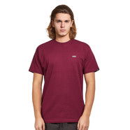 Tričko Vans Left Chest Logo Tee Vínová | VN0A3CZEBRG1, 0