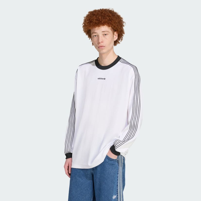 Tričko adidas Performance Long Sleeve T-Shirt Biela | JX3100