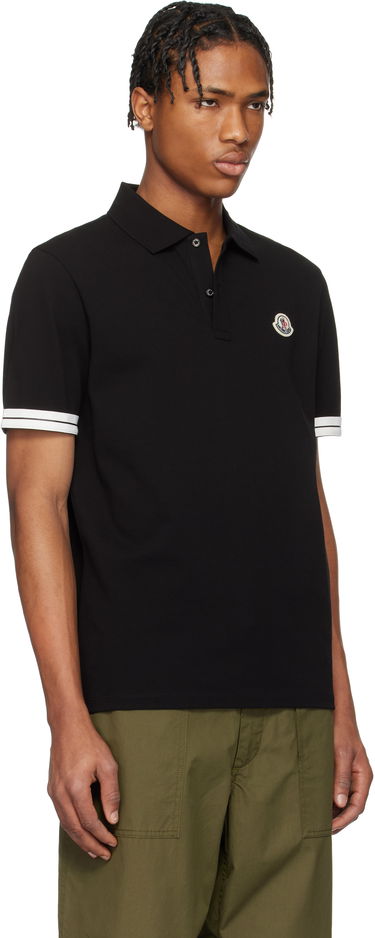 Polo tričko Moncler Moncler Archivio Short Sleeve Polo Čierna | K10918A0002789ALK, 1
