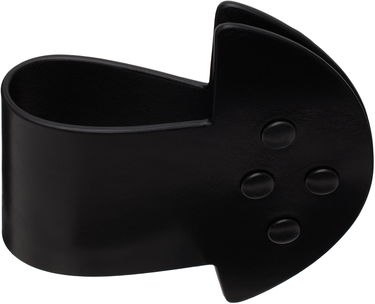 Náramok Rick Owens Rick Owens Hollywood Anthem Snaps Cuff Bracelet Čierna | RA01E0606 LGELBH, 0