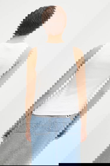 Tielko Carhartt WIP Philips Fitted Tank Top Biela | I034624-02.XX, 4