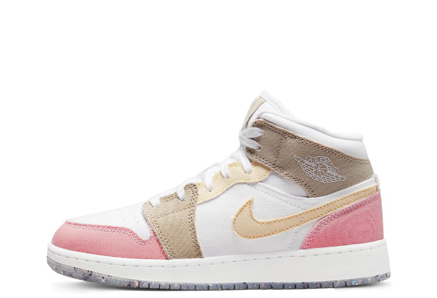 Air Jordan 1 Mid SE "Pastel Grind" GS