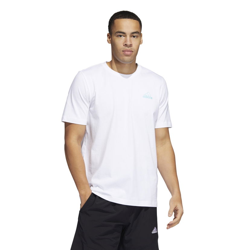 Tričko adidas Performance Sports Tee L Biela | HC6887