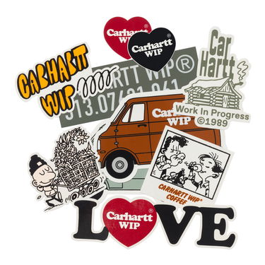 Flexstyle Carhartt WIP Sticker Bag (10 Pack) Čierna | I029876_1X8_XX, 2