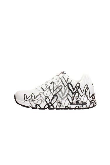 Tenisky a topánky Skechers Uno Spread The Love Sneakers Biela | 155507-WBGY, 0