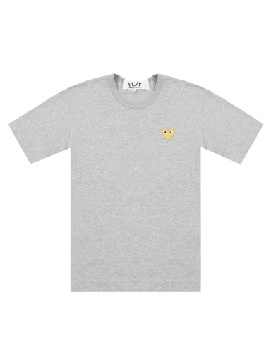 Tričko Comme des Garçons PLAY Gold Heart T-Shirt Šedá | az t216 051 3