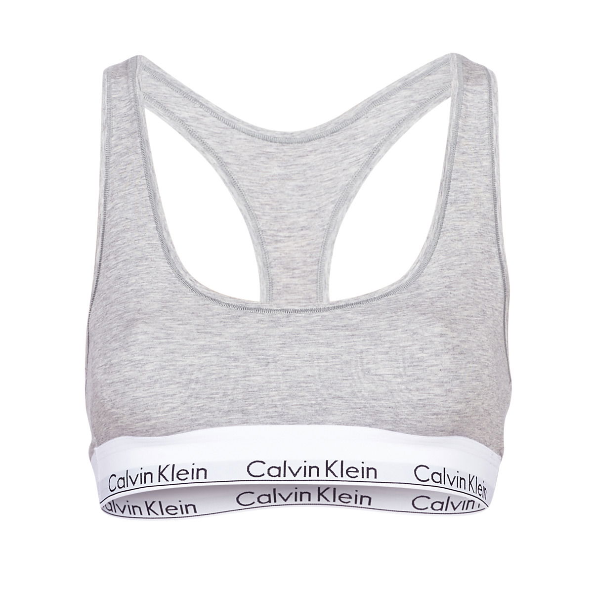 Podprsenka CALVIN KLEIN MODERN COTTON UNLINED BRALETTE Šedá | 0000F3785E-020-NOOS, 0