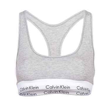 Podprsenka CALVIN KLEIN MODERN COTTON UNLINED BRALETTE Šedá | 0000F3785E-020-NOOS, 0