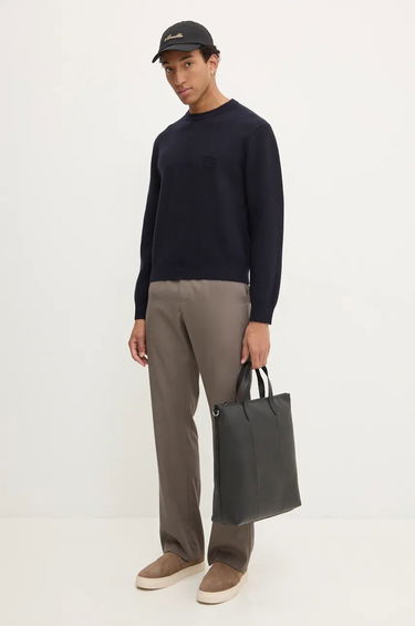 Sveter Nanushka Navy Blue Wool Sweater Navy | NM24PFSW00357, 1