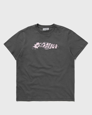 Tričko GANNI Future Heavy Jersey Relaxed Tee Čierna | T3888-490, 0