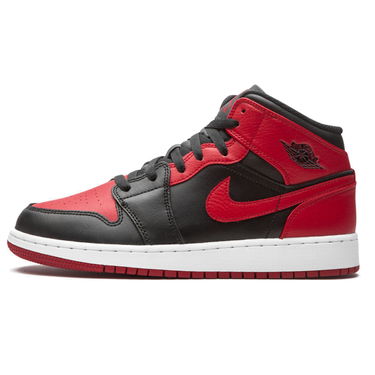 Tenisky a topánky Jordan Air Jordan 1 Mid GS "Banned" Červená | 554725-074, 0
