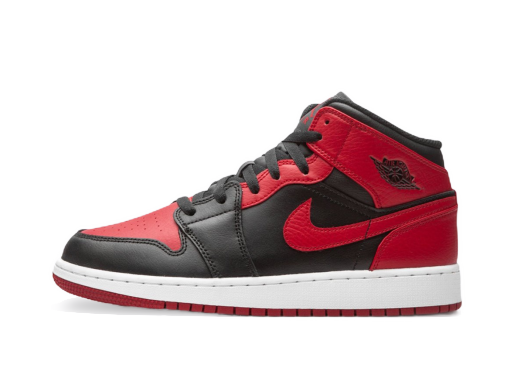 Limitované edície Jordan Air Jordan 1 Mid GS "Banned" Červená | 554725-074