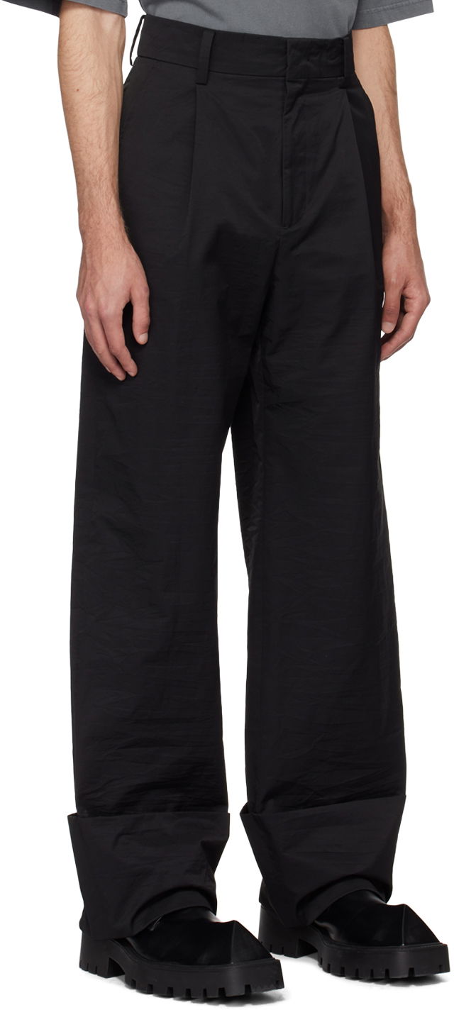 Nohavice We11done We11done Roll-Up Trousers Čierna | WD-PT0-24-225-M-BK, 1