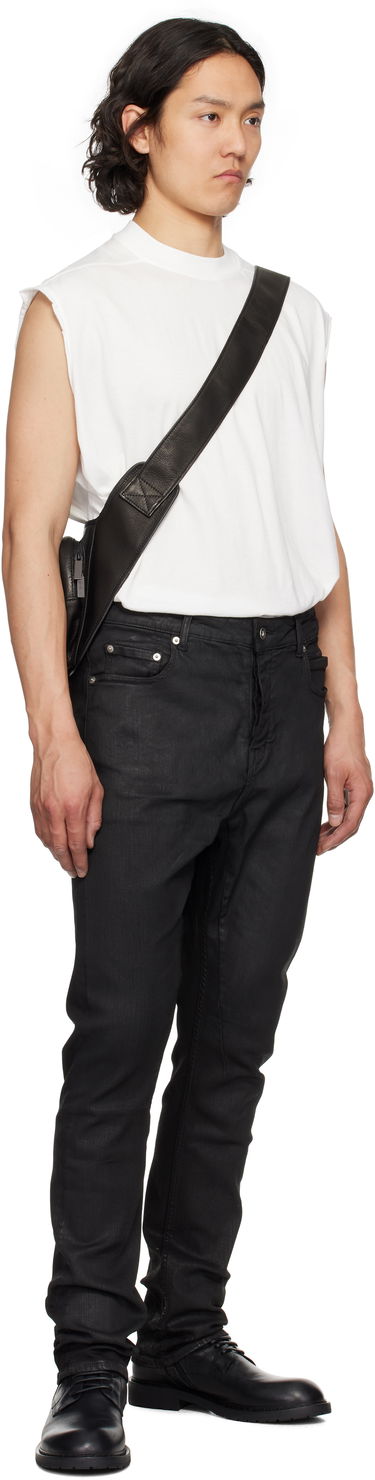 Džínsy Rick Owens Rick Owens DRKSHDW Hollywood Detroit Cut Jeans Čierna | DU01E3366 SBW, 3