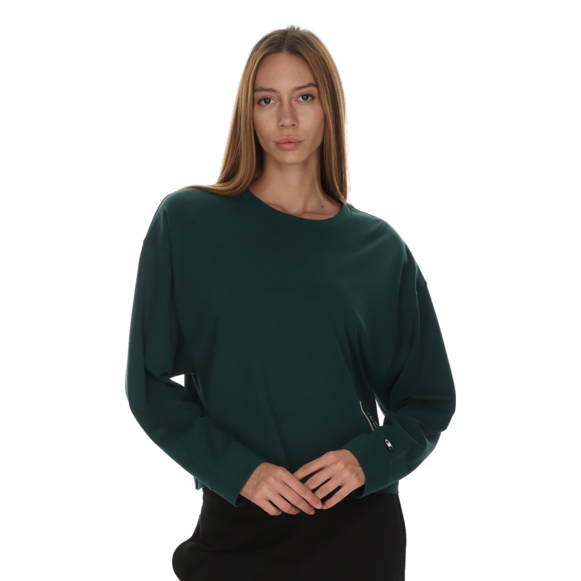 Tričko Champion Relaxed Fit Long Sleeve Crew Neck T-Shirt Zelené | 118588-GS578