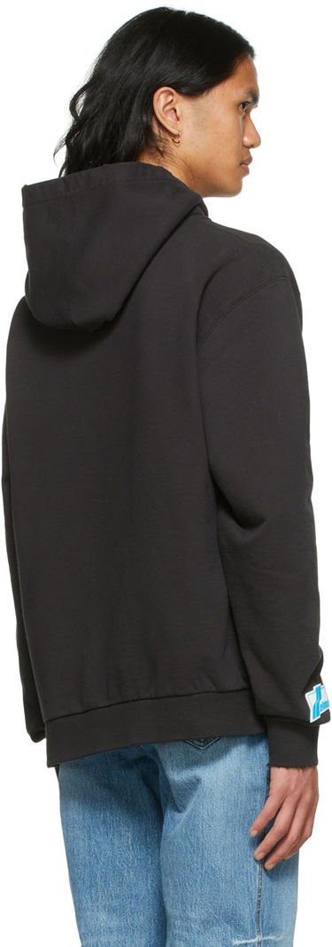 Mikina We11done We11done Cotton Graphic Hoodie Čierna | WD-TH1-22-549-U-BK, 2