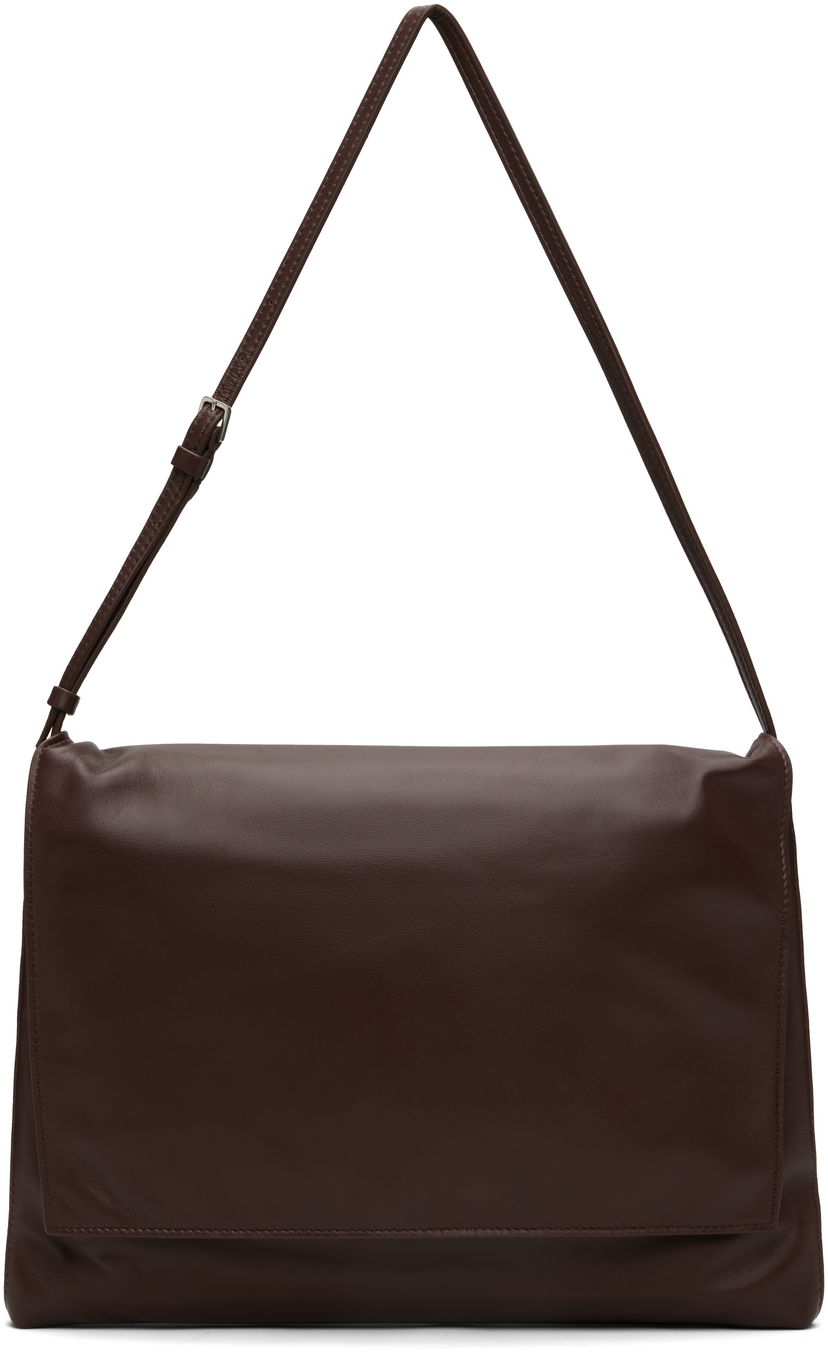 Taška cez rameno The Row The Row Nan Shoulder Bag Hnedá | W1811-L614
