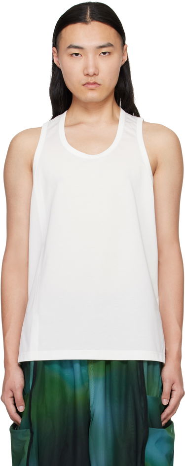 Tielko Y-3 Y-3 Sleeveless Tank Top Biela | JM7851, 0