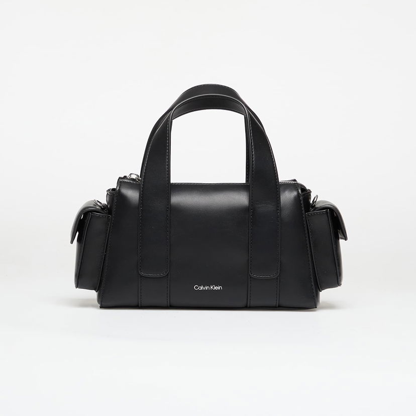 Taška cez rameno CALVIN KLEIN Calvin Klein Webbing Strap Pocket Crossover Bag Čierna | LV04F3291G 2QP
