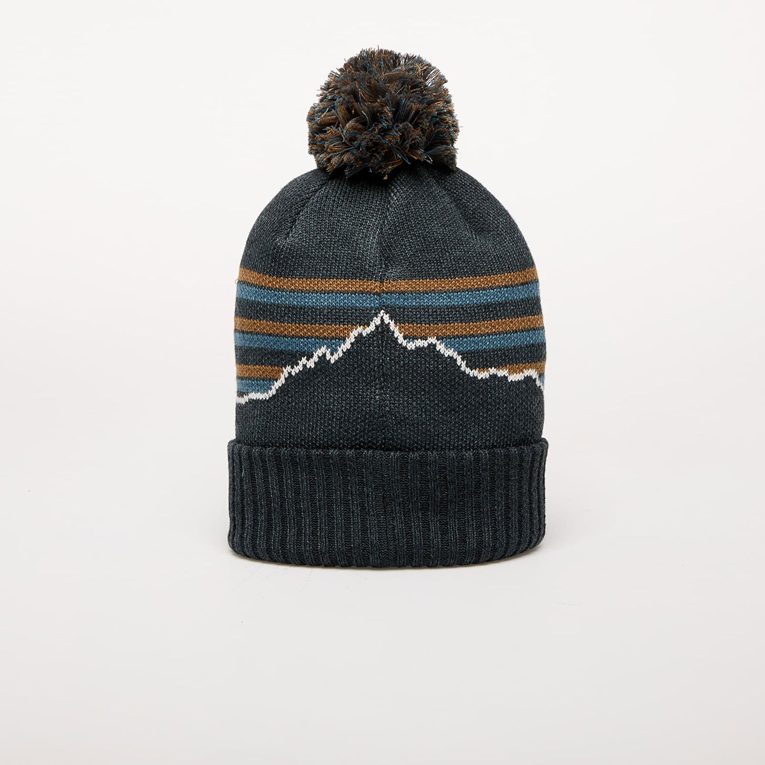 Kulicha Patagonia Powder Town Beanie Fitz Roy Stripe Knit Zelené | 29187 FISS, 1