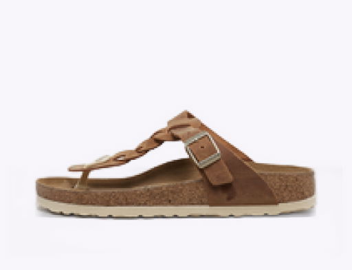 Tenisky a topánky Birkenstock Gizeh Braided FL W Hnedá | 1021336