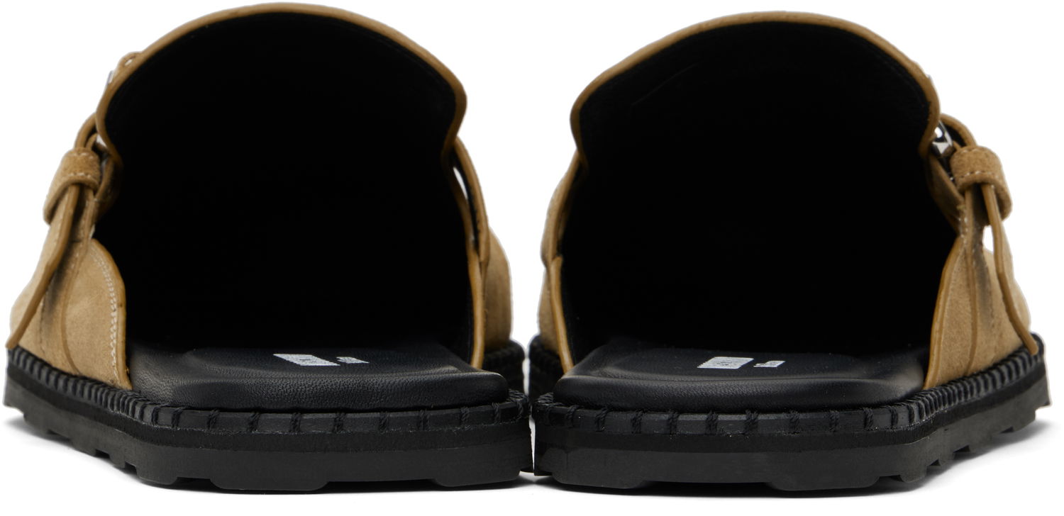Oblečenie Moschino Moschino Suede Mule Loafers Béžová | 251 MB10152G0M GF0 10B, 1