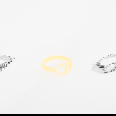 Prsteň Off-White Off-White OW Ring with Rhinestones Žltá | OWOC11AC99MET0017672, 1