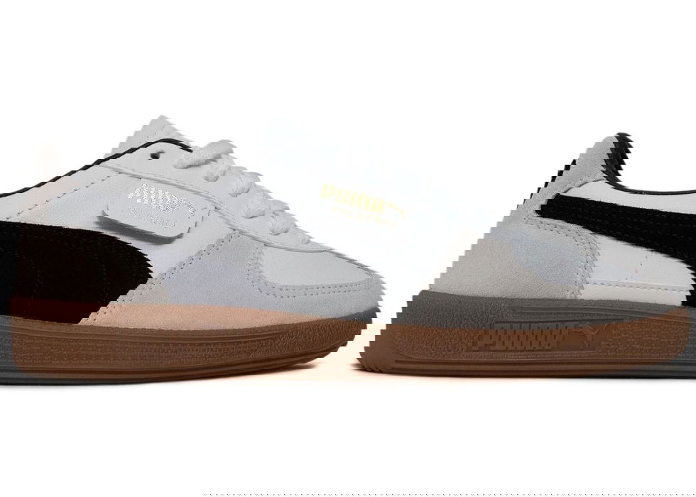 Tenisky a topánky Puma Palermo Leather Vapor Gum Šedá | 396464-01, 0