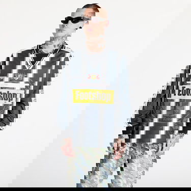 Dres Footshop FTSHP x PROSTO Striped Longsleeve Jersey Čierna | FTSHP_414, 0