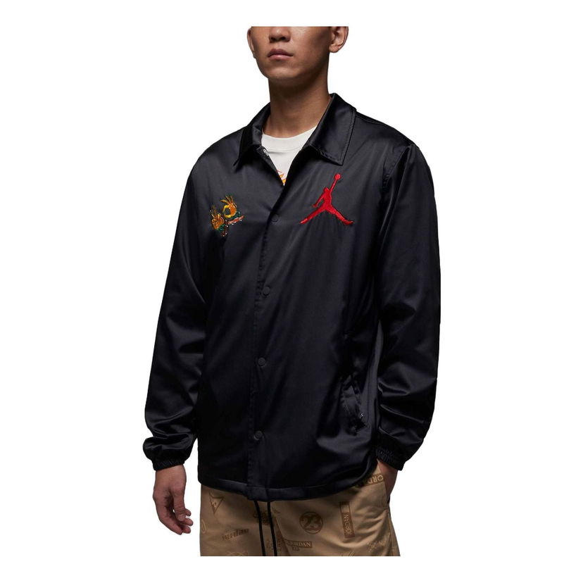 Vetrovka Jordan Fire Coach Jacket Čierna | FJ7709-010