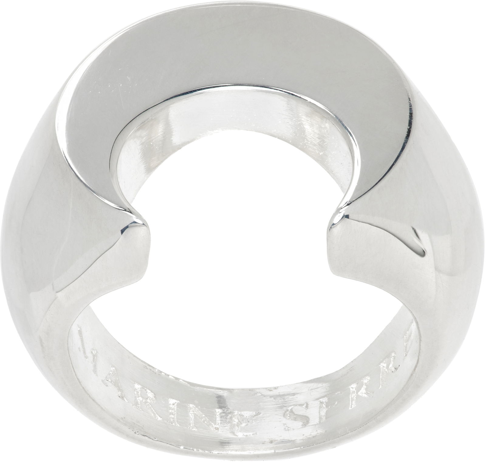 Polished Moon Ring
