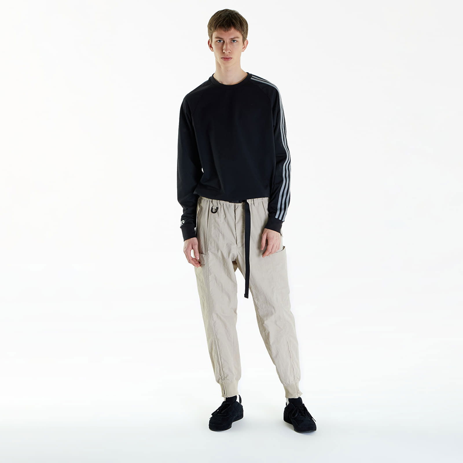 Crinkle Nylon Cuffed Pants