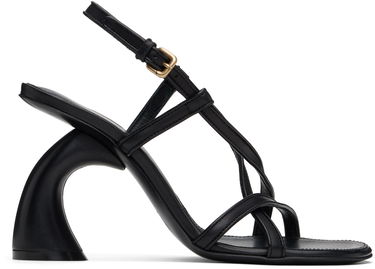 Starostlivosť o obuv Dries Van Noten Dries Van Noten Leather Heeled Sandals Čierna | WS251-1565-109, 0