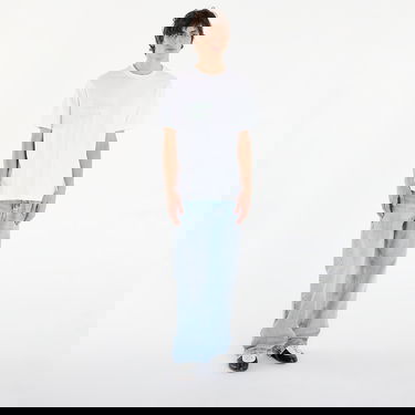 Tričko CALVIN KLEIN Jeans Graphic Short-Sleeve Crew Neck T-Shirt Biela | LV04RD810G YAF, 3