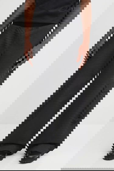 Cargo nohavice HELIOT EMIL Heliot Emil PREAW25 Wide Leg Cargo Pants Čierna | PREAW25.M.10.207.BLK01, 0