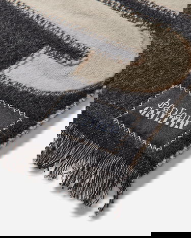 Šál Jean Paul Gaultier Jean Paul Gaultier Oversized Logo Scarf Čierna | 2503UAC016W026 0300, 0