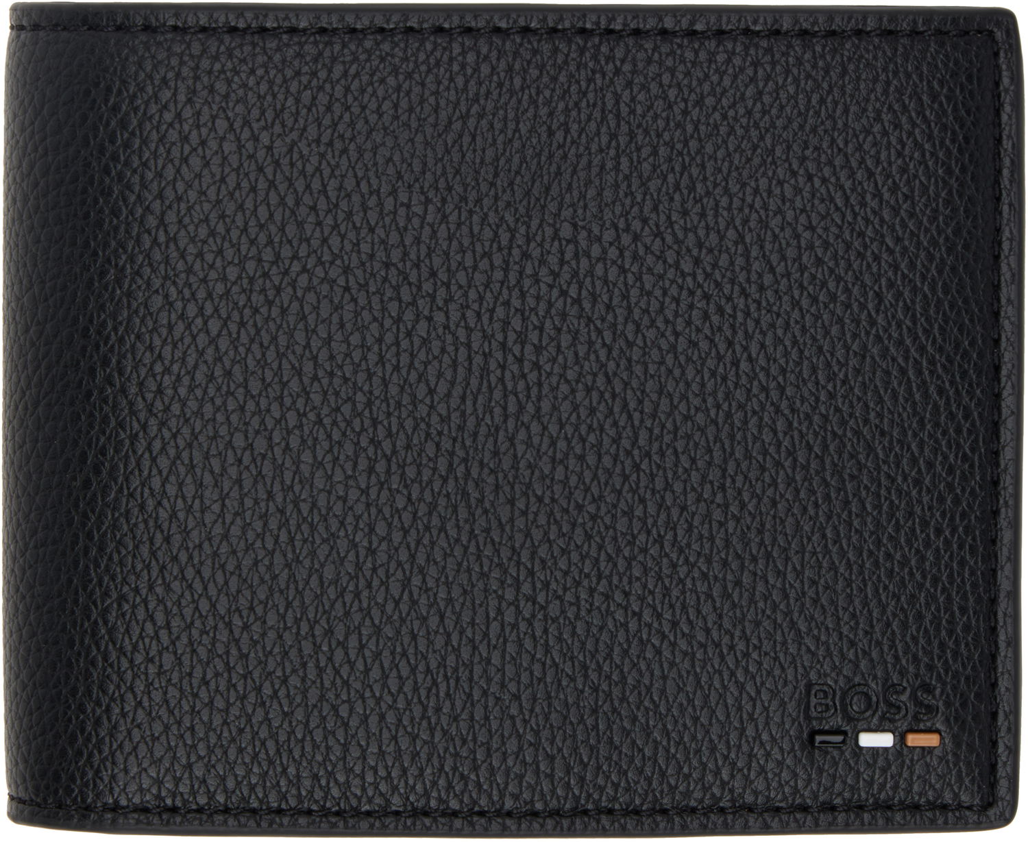 Peňaženka BOSS Men's Leather Trifold Wallet Čierna | 50536503, 0