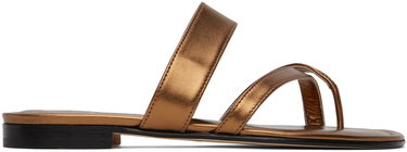 Doplnky Manolo Blahnik Manolo Blahnik Susa Thong Sandals Metalická | 223-1554, 0