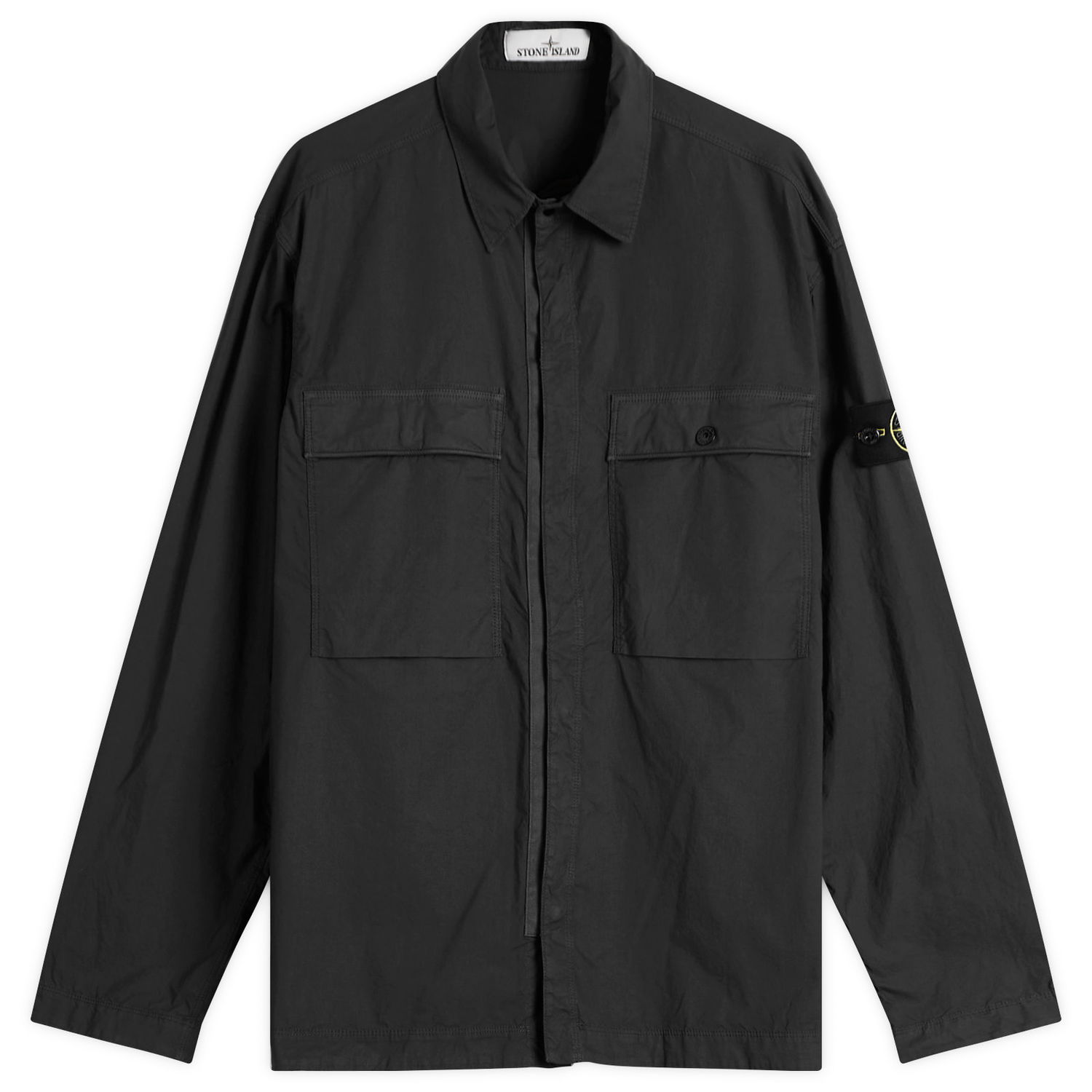 Košeľa Stone Island Tela Paracadute Shirt Jacket, Size Large Čierna | K1S151200015-V0029, 1